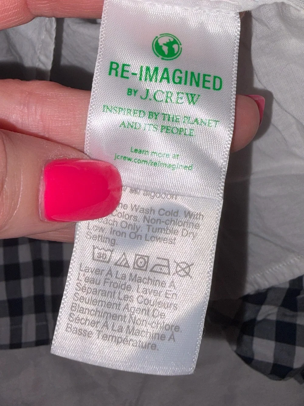 Nwot J.Crew Gingham midi Tiered Dress